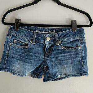 Size 0 American Eagle denim stretch short shorts